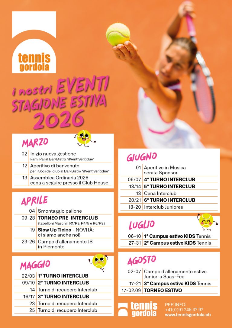 I Nostri Eventi – Stagione estiva 2026